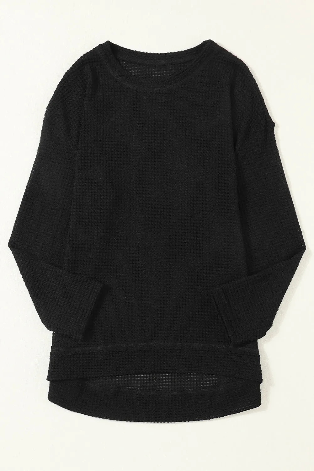 Cozy Vibes Waffle Knit Sweater - PREORDER