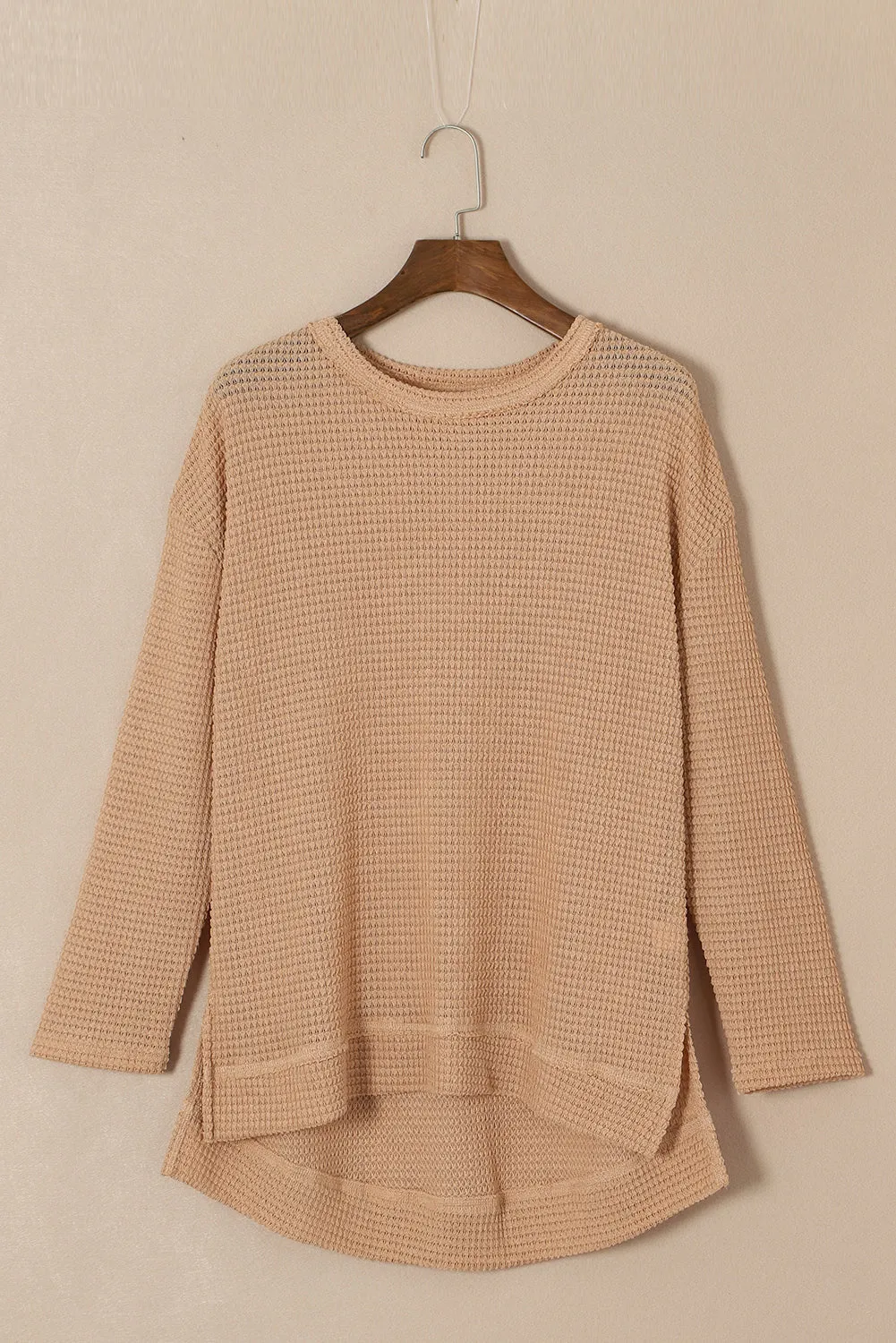 Cozy Vibes Waffle Knit Sweater - PREORDER