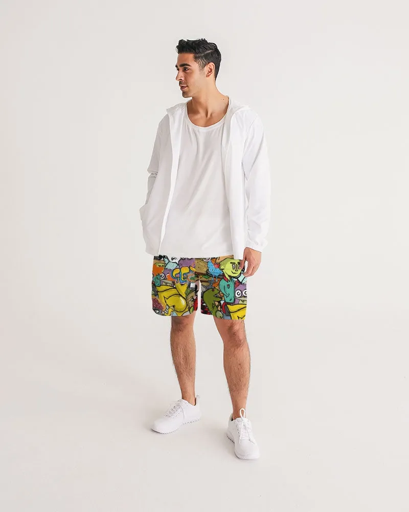 Crowded Street Masculine Jogger Shorts