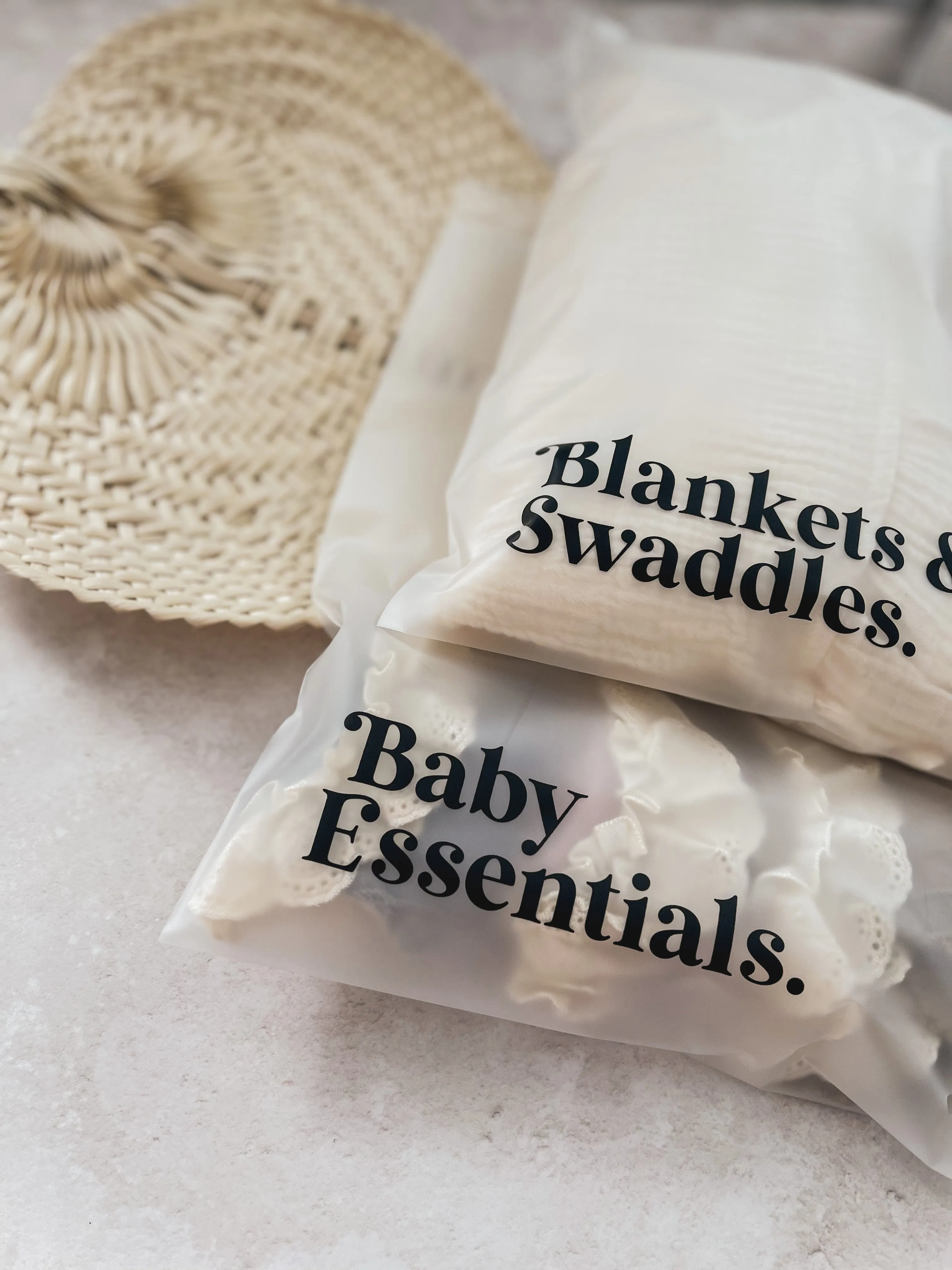 CUSTOM. Hospital Bag Organisers - Pack of 15