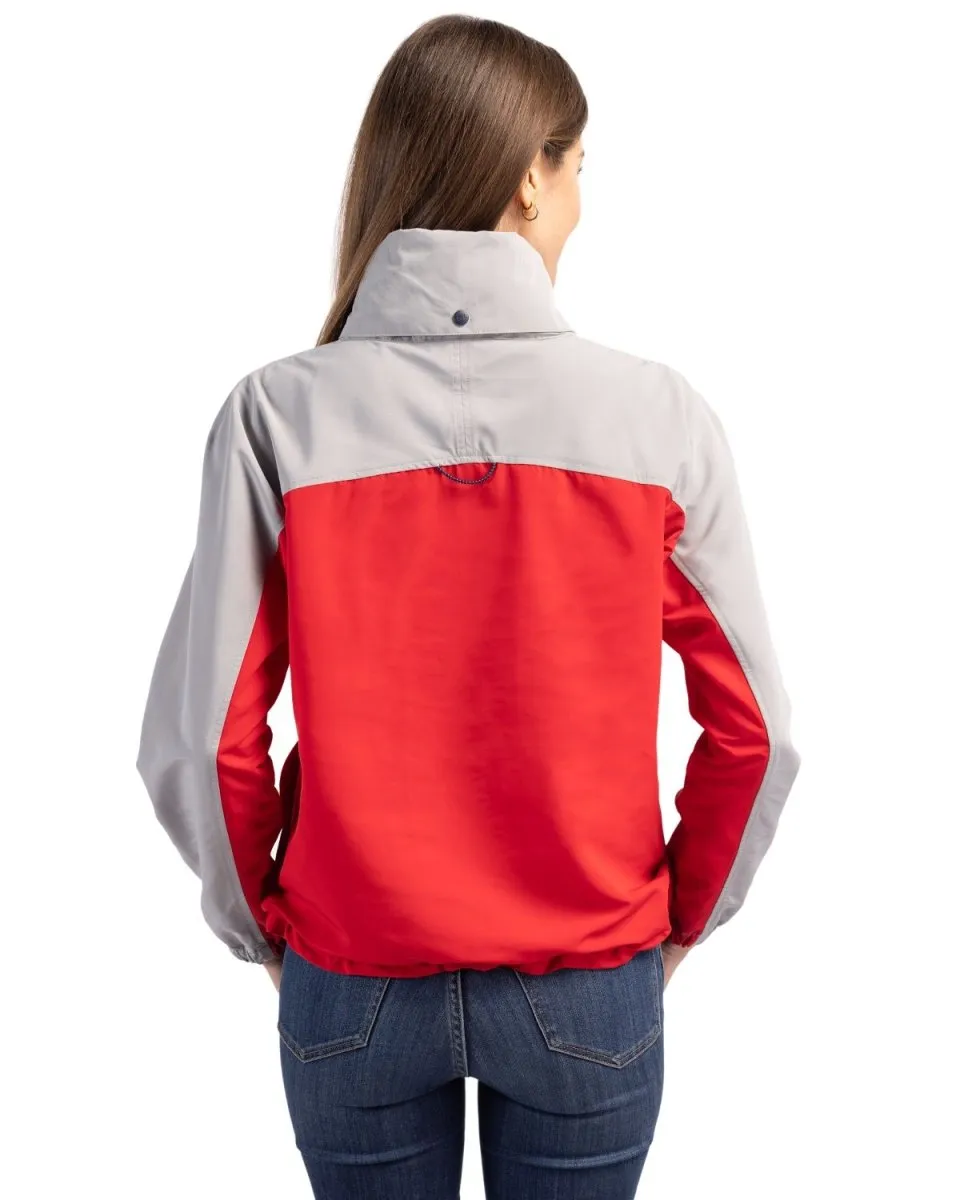 Cutter & Buck Women's Charter Eco Knit Recycled Anorak Jacket