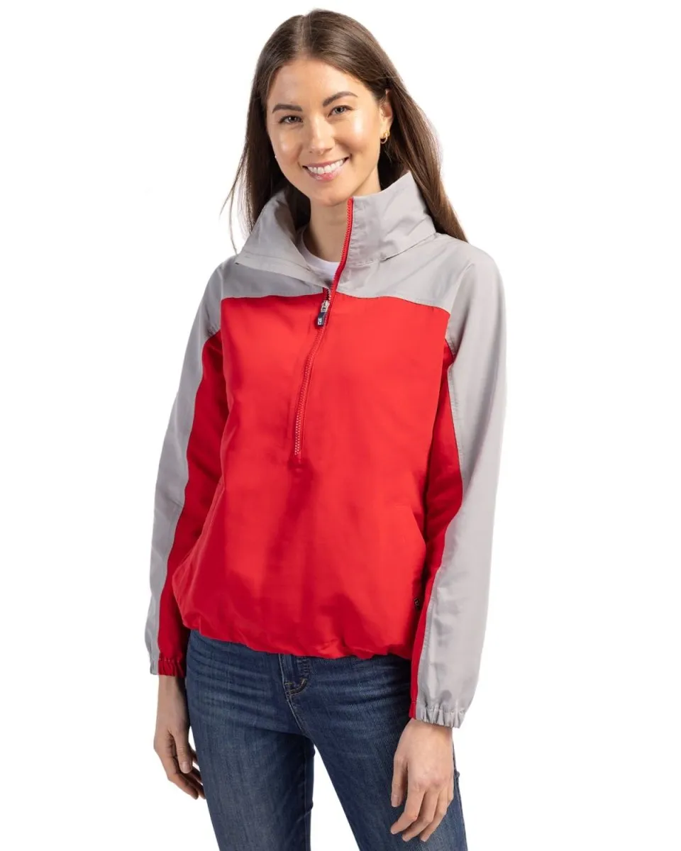 Cutter & Buck Women's Charter Eco Knit Recycled Anorak Jacket