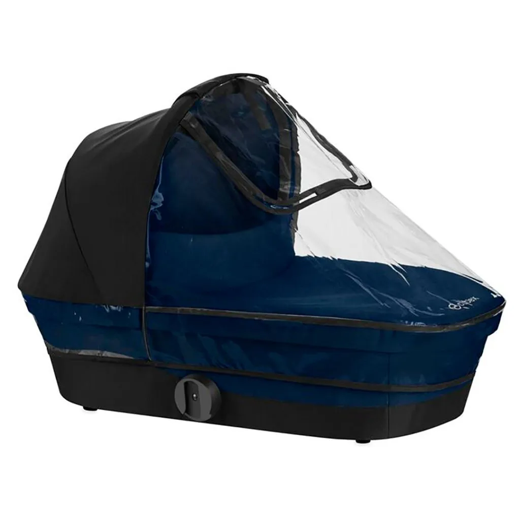 Cybex Melio Carbon Travel System Essential Bundle - Moon Black