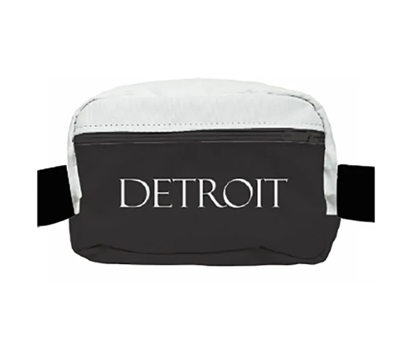 DETROIT BLACK & WHITE SKYLINE BELT BAG