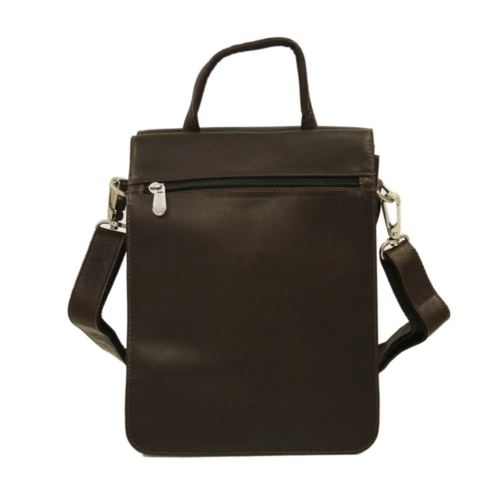 DOUBLE FLAP-OVER SHOULDER BAG