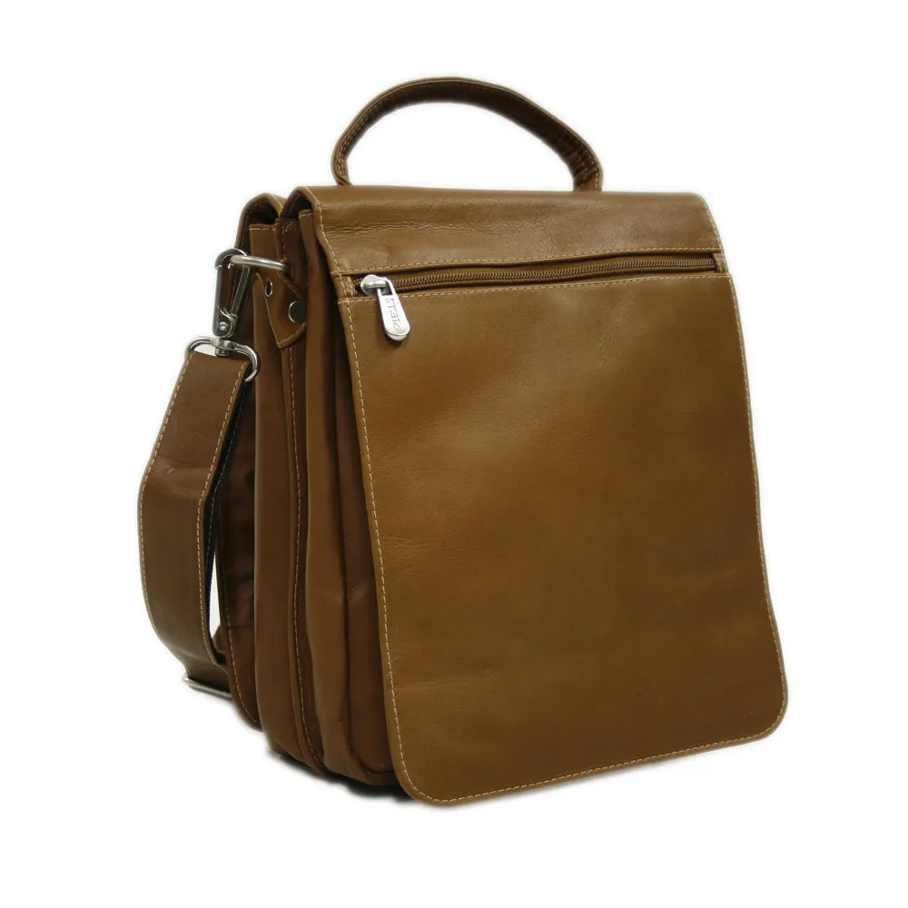 DOUBLE FLAP-OVER SHOULDER BAG