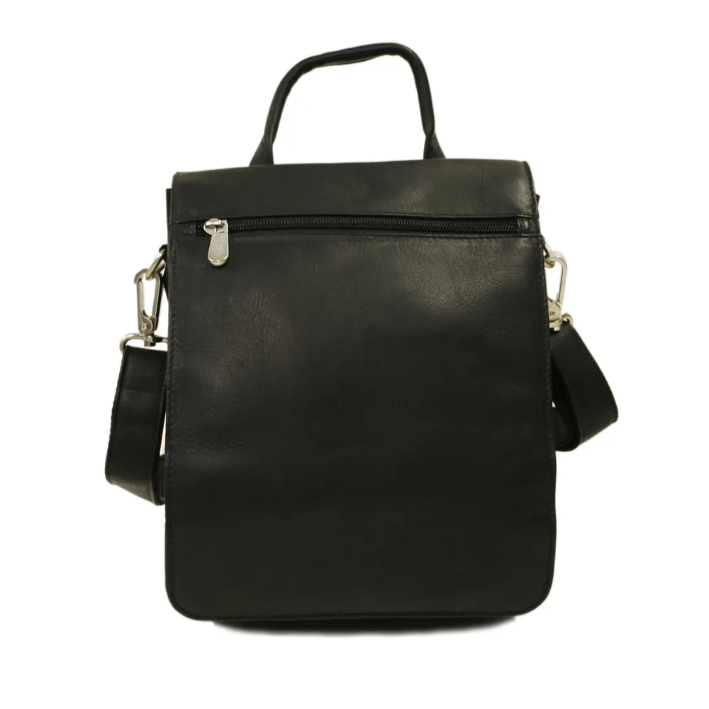 DOUBLE FLAP-OVER SHOULDER BAG