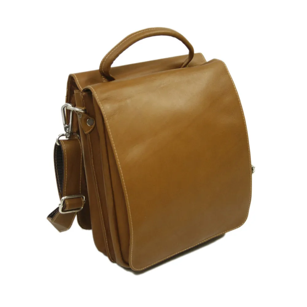 DOUBLE FLAP-OVER SHOULDER BAG