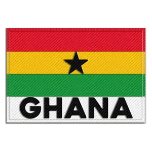 EKO & CO.™ Embroidered Flag Patch - Ghana