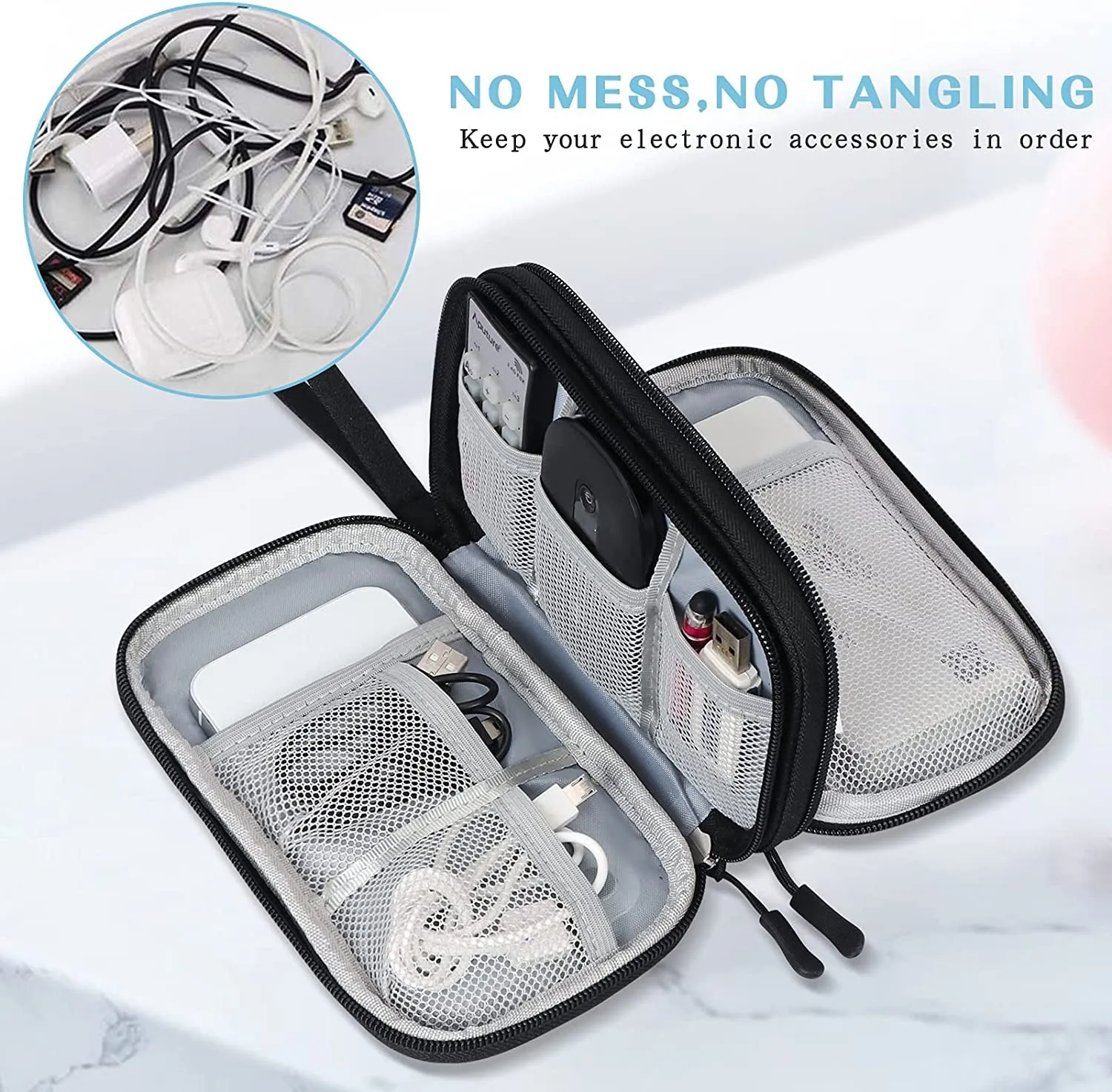 Electronic Accessories Portable Waterproof Travel Wallet