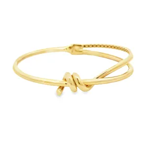 Elegant Gold Knot Bracelet 10k