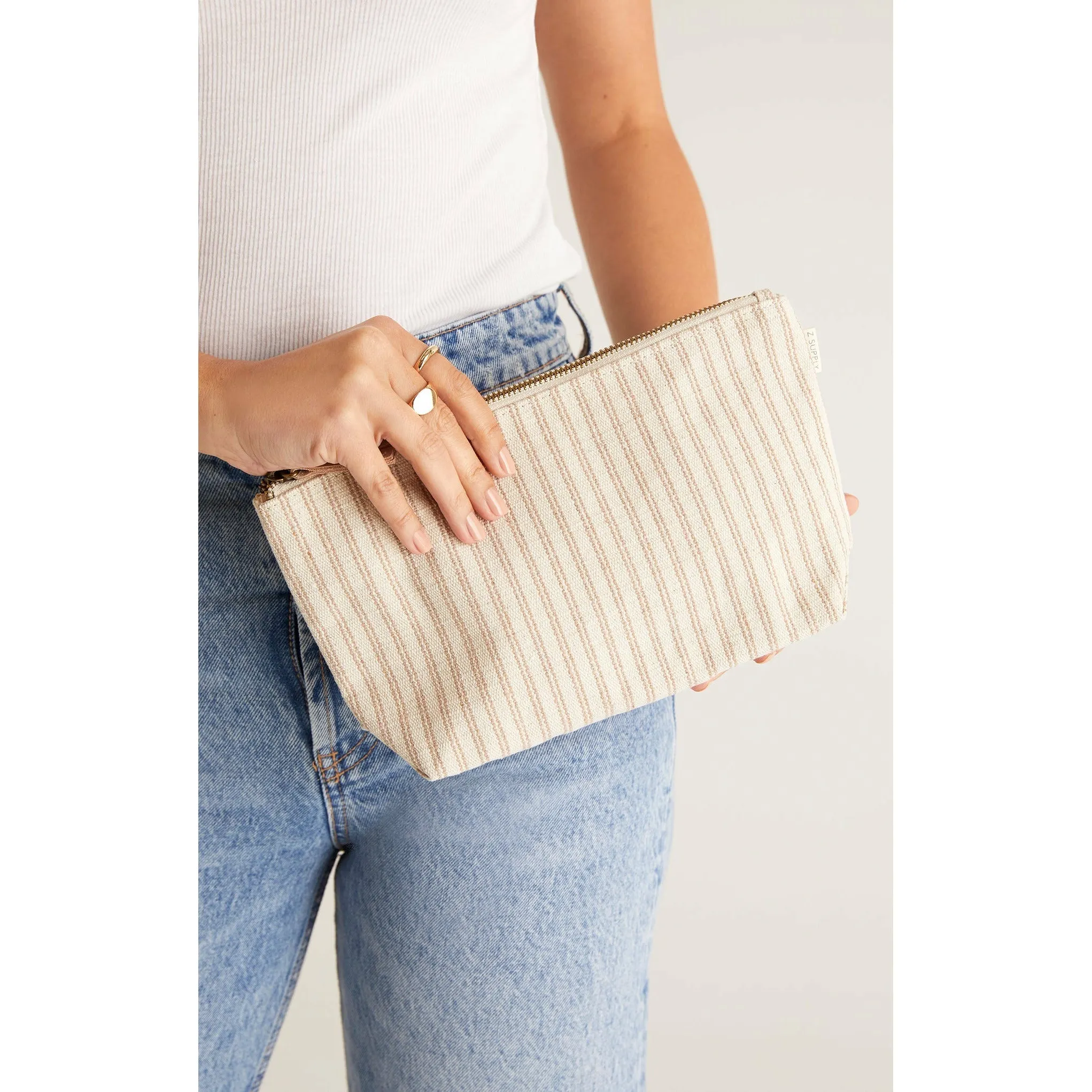 Ella Pouch Small in Taupe
