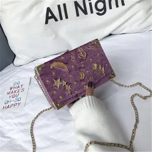 “EMBROIDERED STARS SHOULDER” CROSSBODY BAG W110501