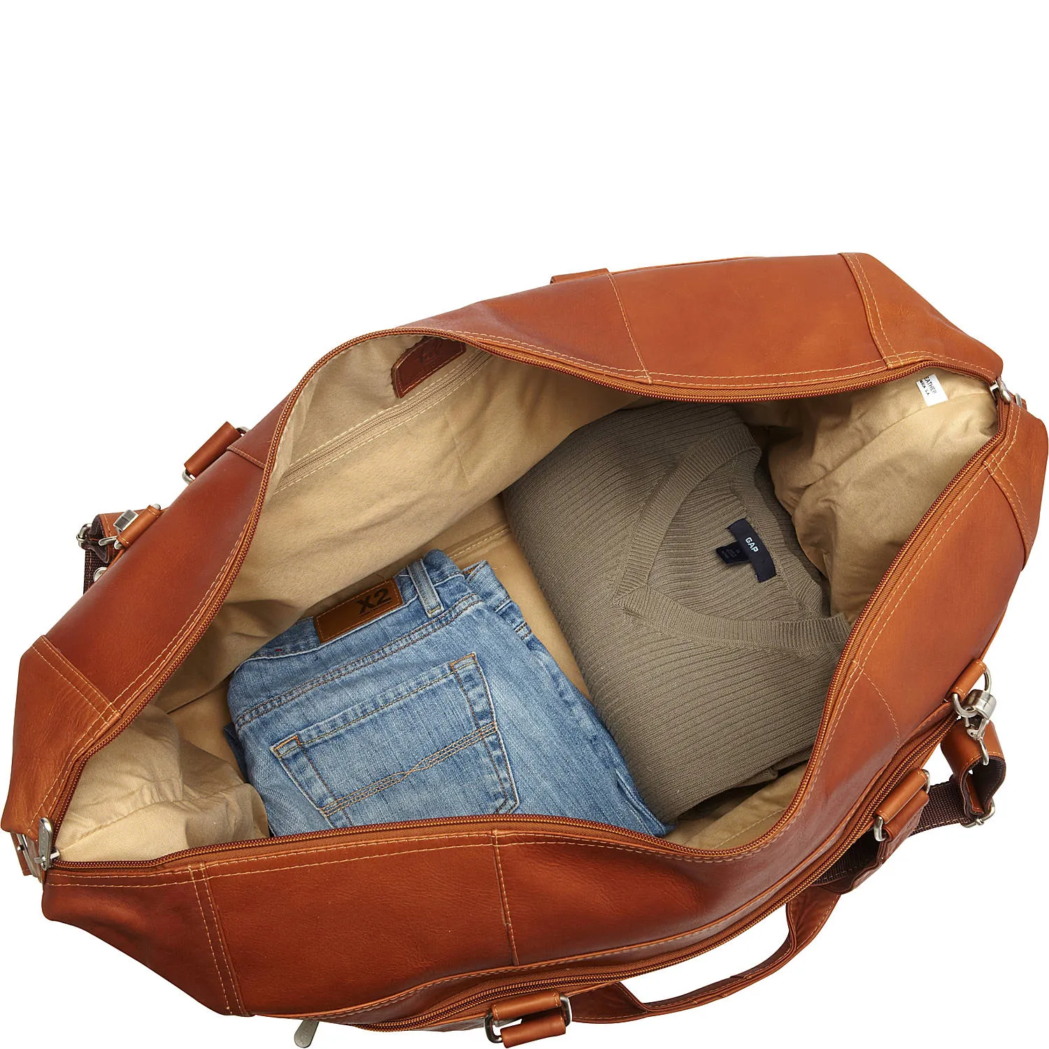 EXTRA LARGE ZIP-POCKET DUFFEL