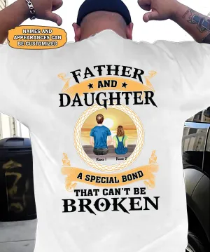 Father and daughter the special bond that can't be broken Personalized gift for Father's day-Htv