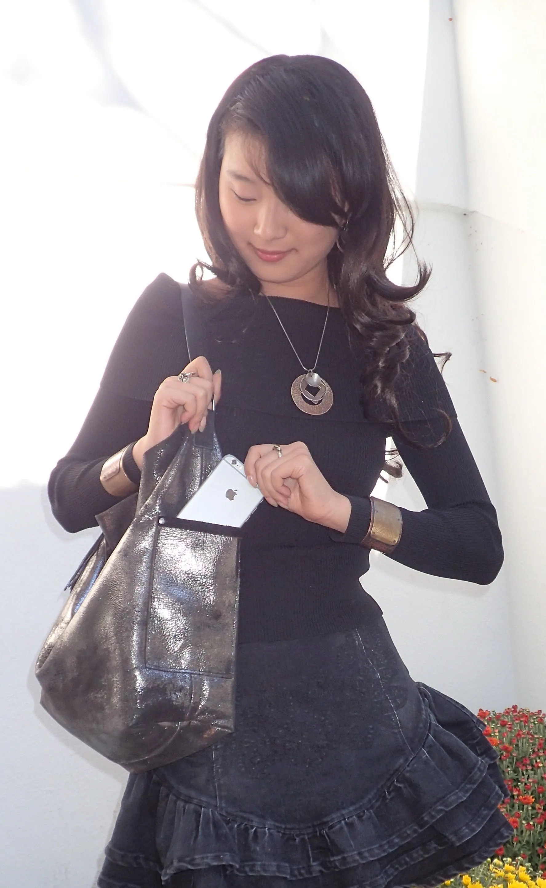 Febe Hobo Black Matte