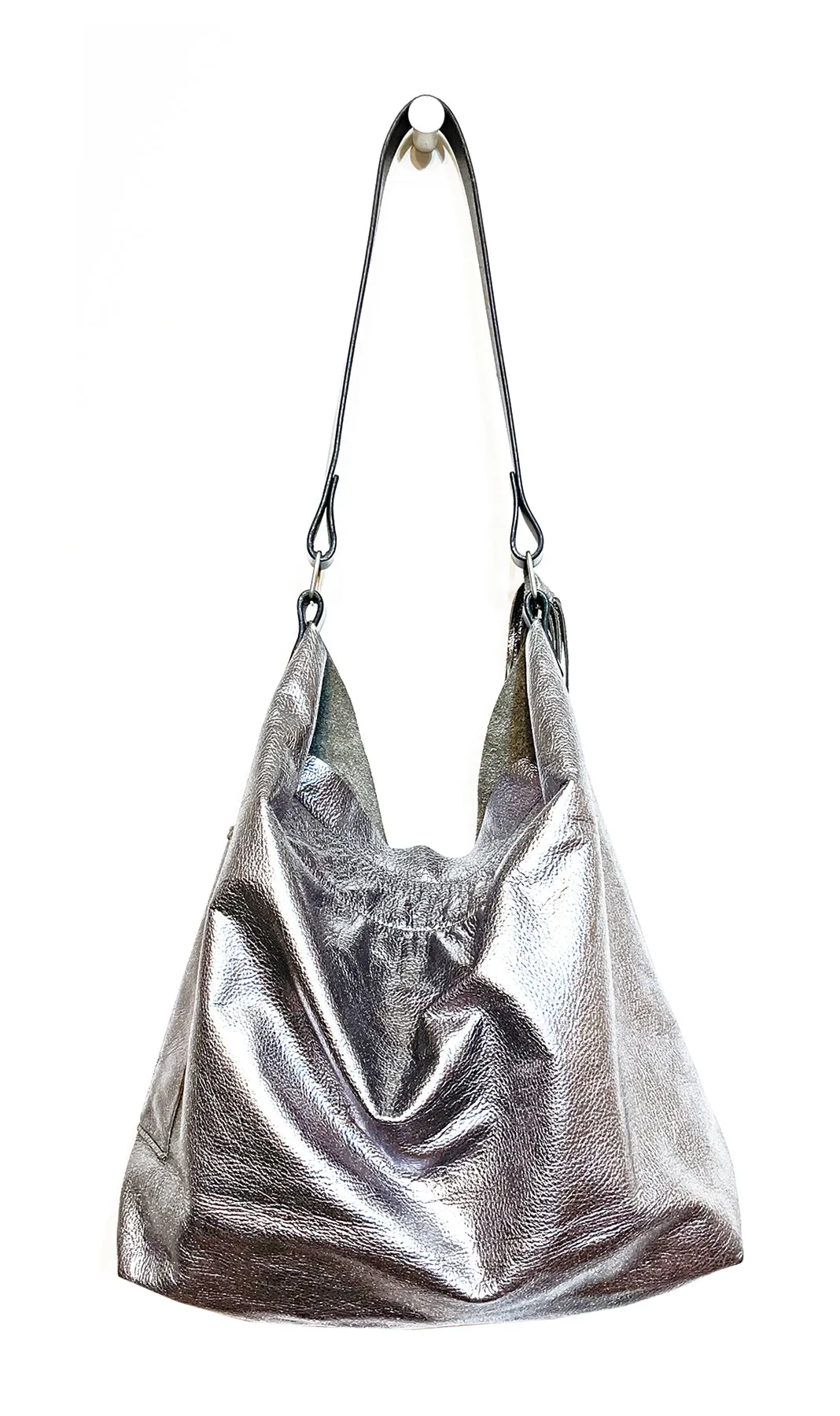 Febe Hobo Pewter Pearl