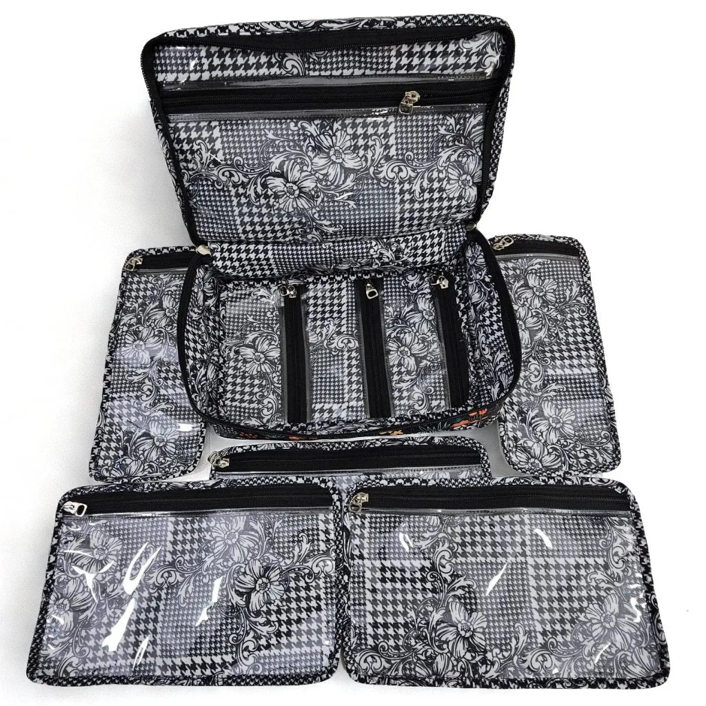 FLORA FIESTA PRINT JEWELRY ORGANIZER