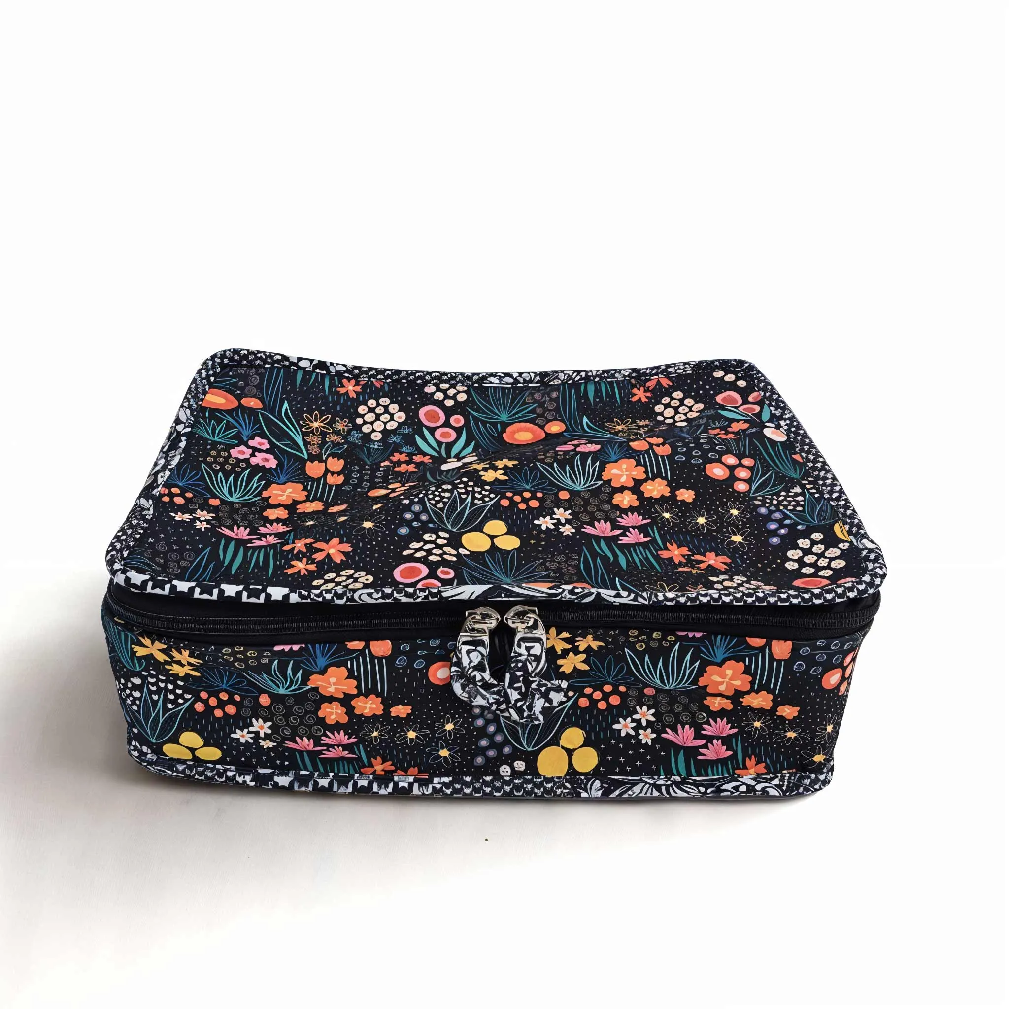 FLORA FIESTA PRINT JEWELRY ORGANIZER