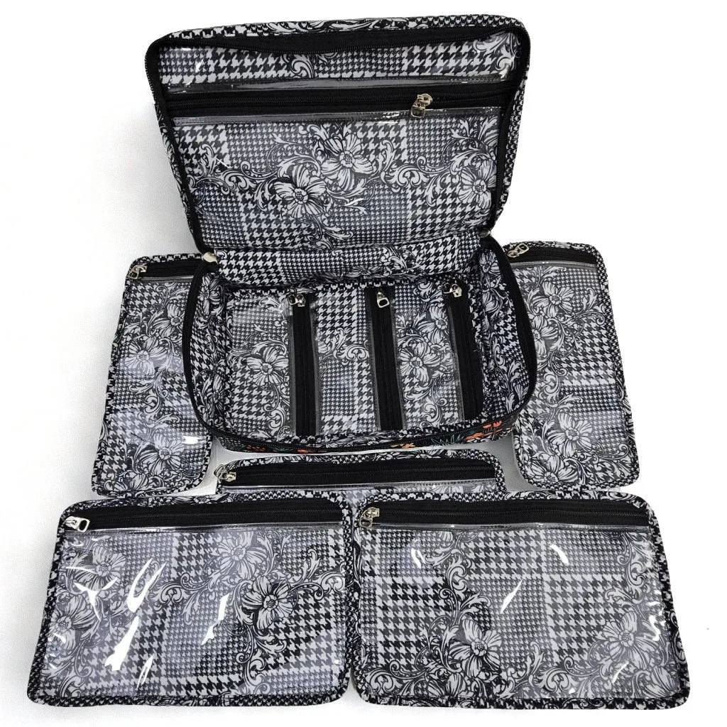 FLORA FIESTA PRINT JEWELRY ORGANIZER
