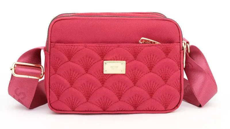 Floral Design Luxury  Fashionable Oxford Shoulder Crossbody Bag & Messenger Purse