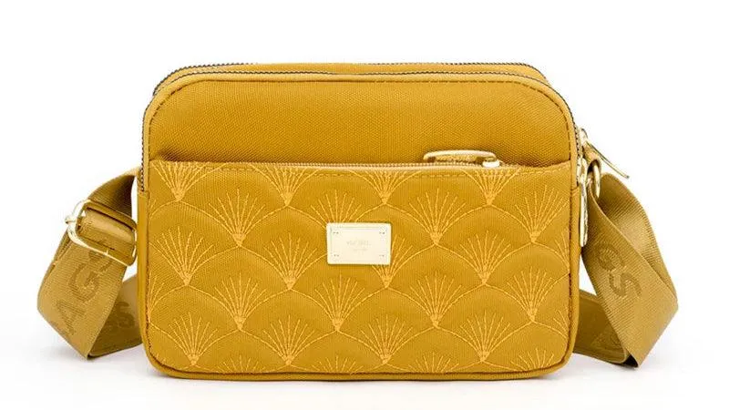 Floral Design Luxury  Fashionable Oxford Shoulder Crossbody Bag & Messenger Purse