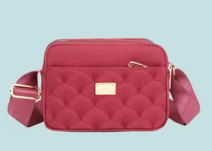 Floral Design Luxury  Fashionable Oxford Shoulder Crossbody Bag & Messenger Purse