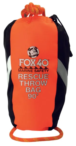 FOX40 Marine Safety/Rescue Throw Bag 50' Orange Part # 7909-0302