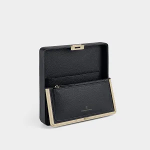 FRASER TRAVEL WALLET - BLACK / CHAMPAGNE