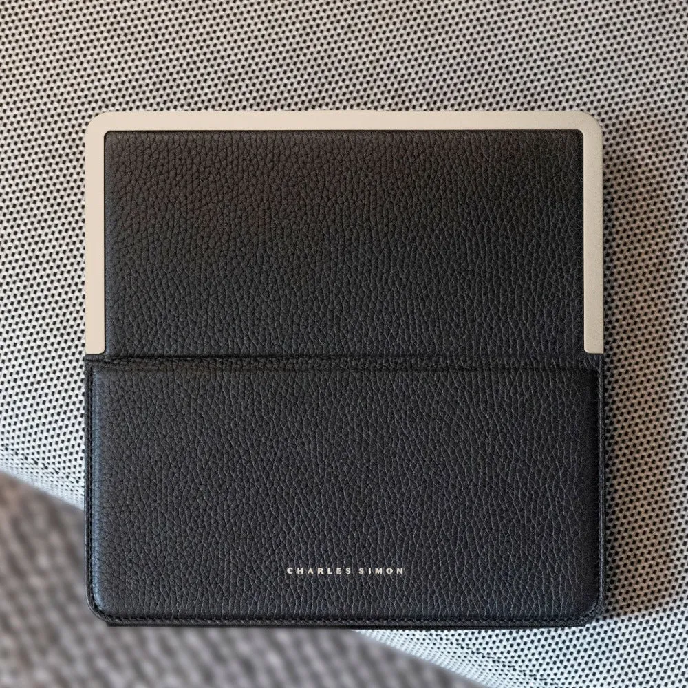 FRASER TRAVEL WALLET - BLACK / CHAMPAGNE
