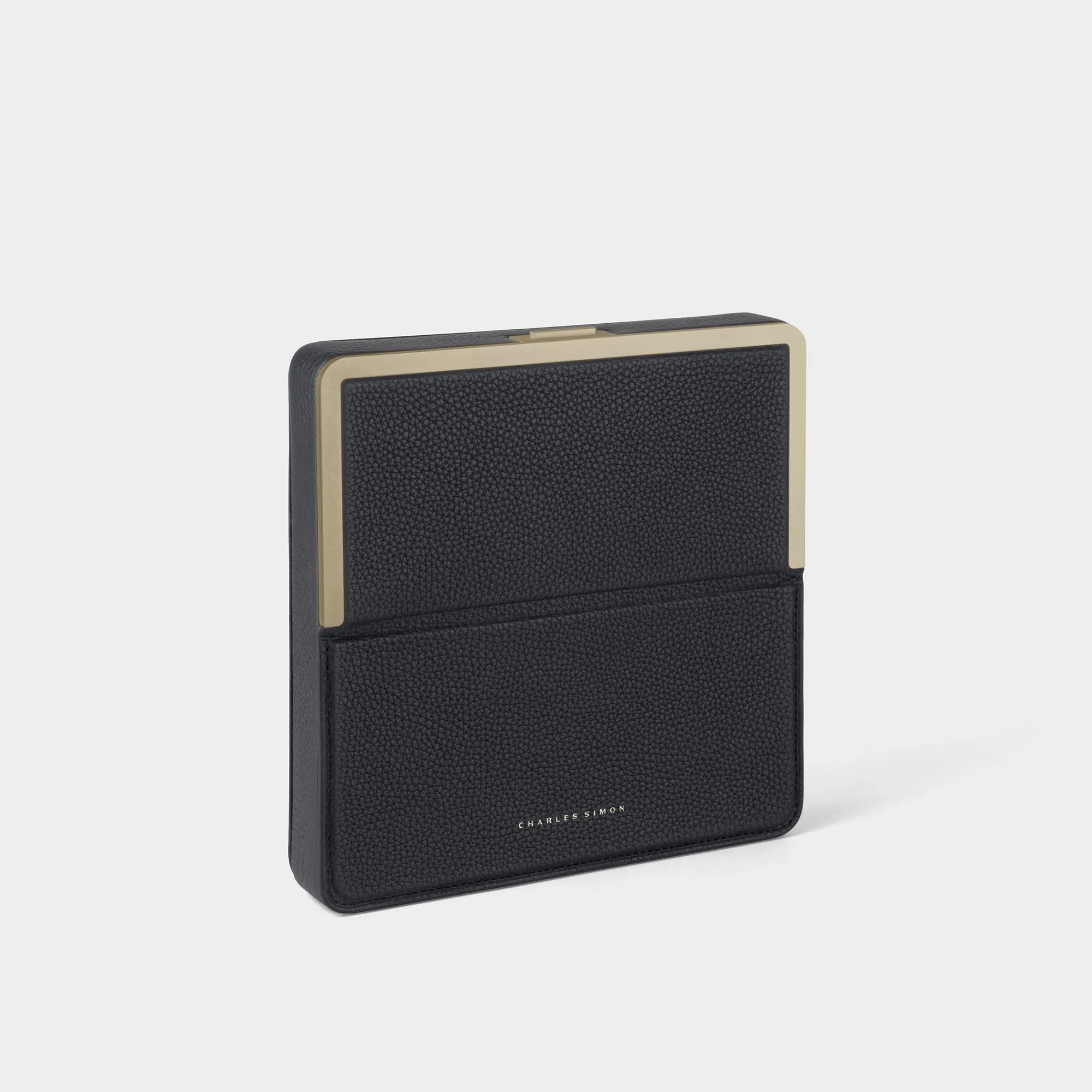 FRASER TRAVEL WALLET - BLACK / CHAMPAGNE
