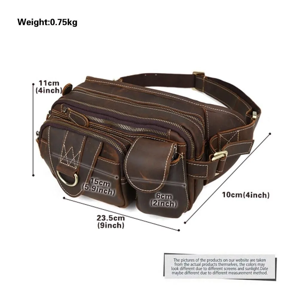 Full Grain Leather Waist Bag