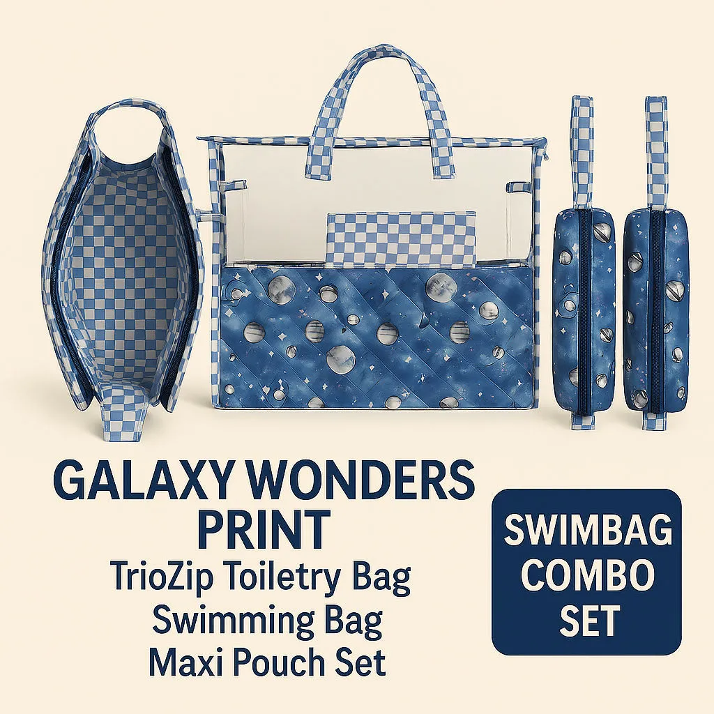 GALAXY WONDERS PRINT Swimming Bag Combo