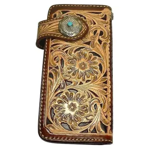 Genuine Leather Indian Cowboy Wallet