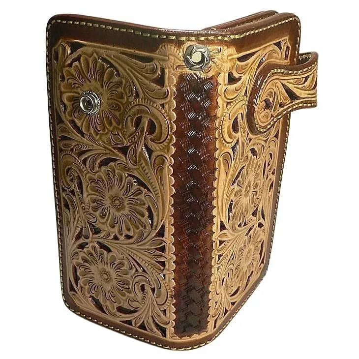 Genuine Leather Indian Cowboy Wallet