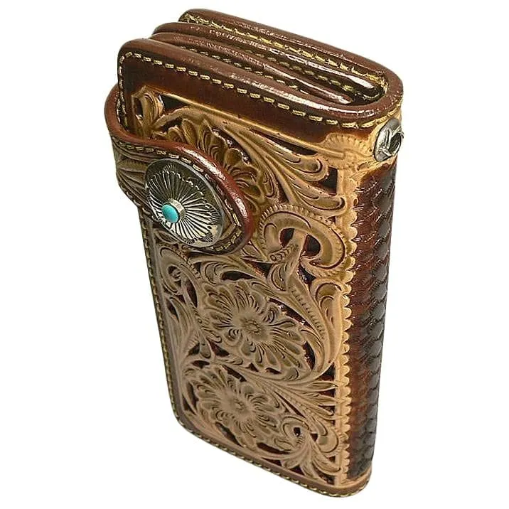 Genuine Leather Indian Cowboy Wallet