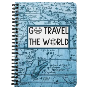 Go Travel The World | Travel Notebook | International Travel | Travel Journal
