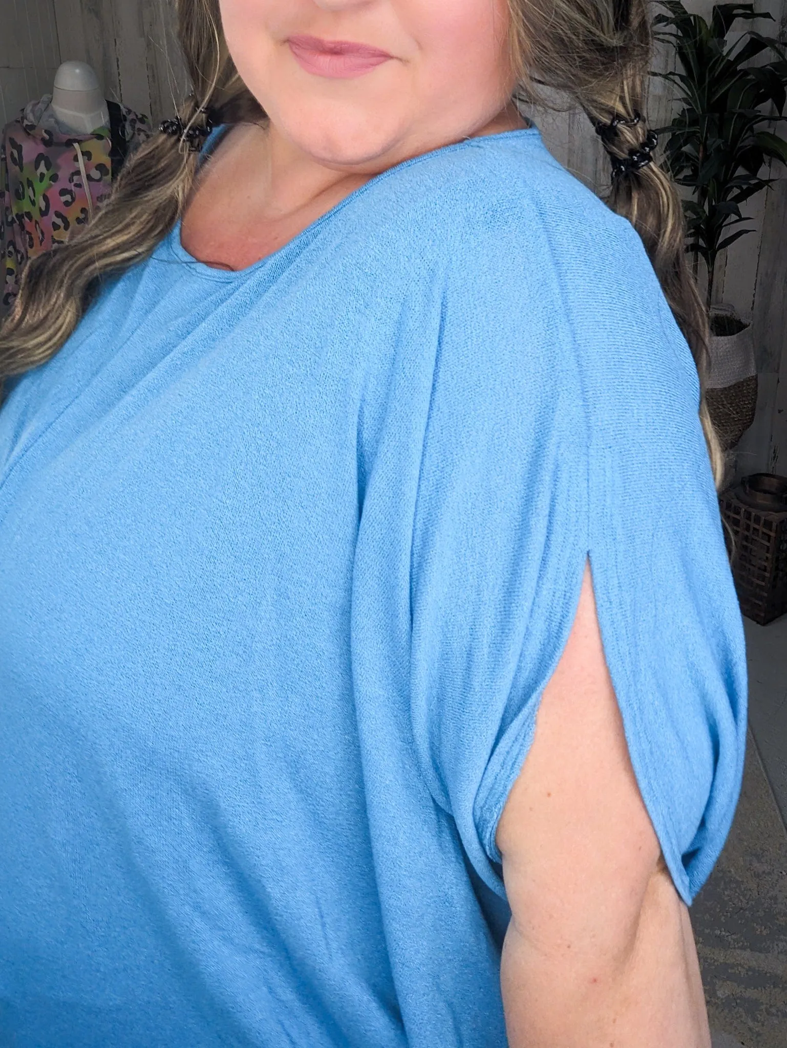 Grace Slouchy Dolman Sleeve Scoopneck Top (2 colors)