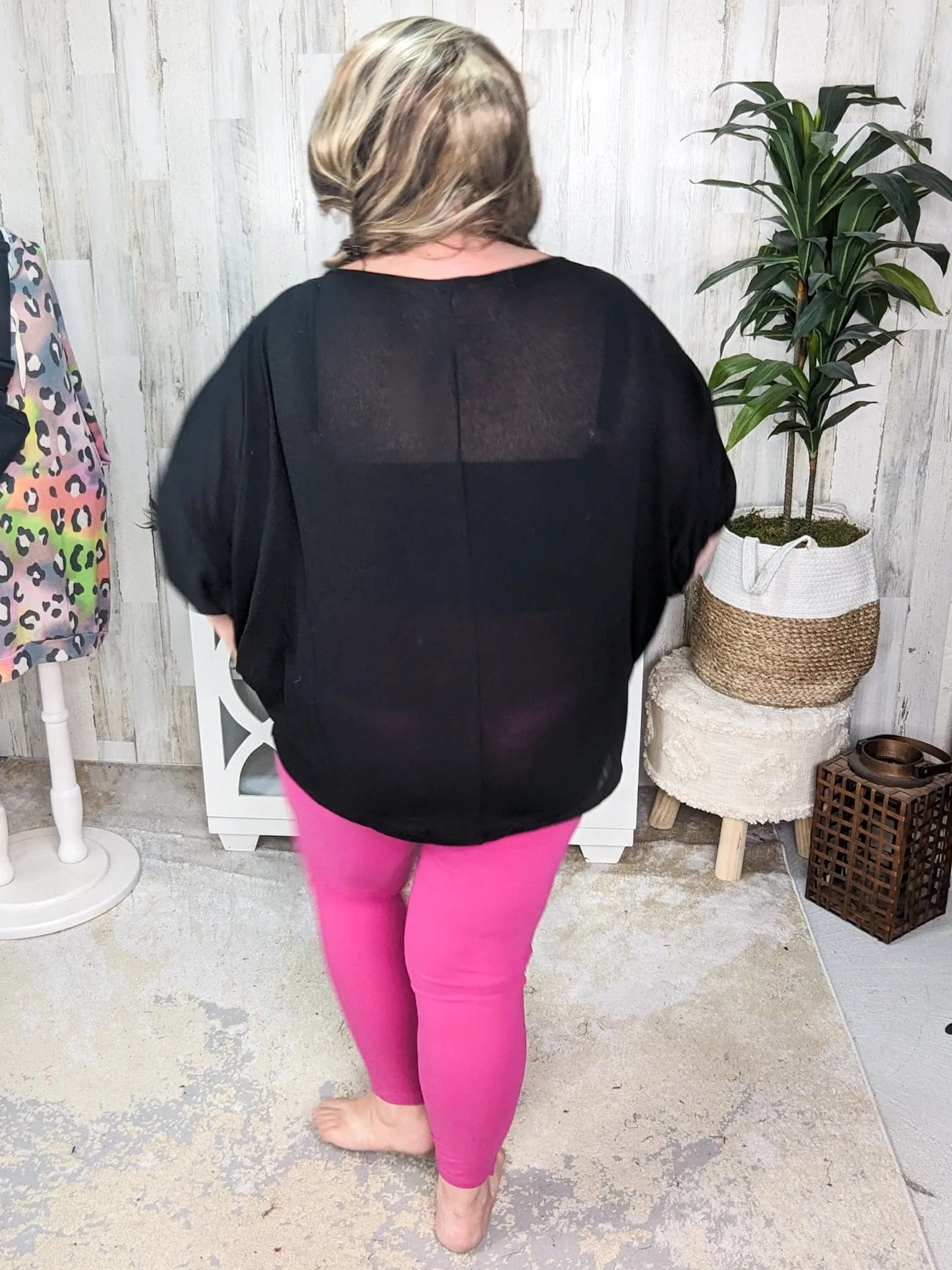 Grace Slouchy Dolman Sleeve Scoopneck Top (2 colors)
