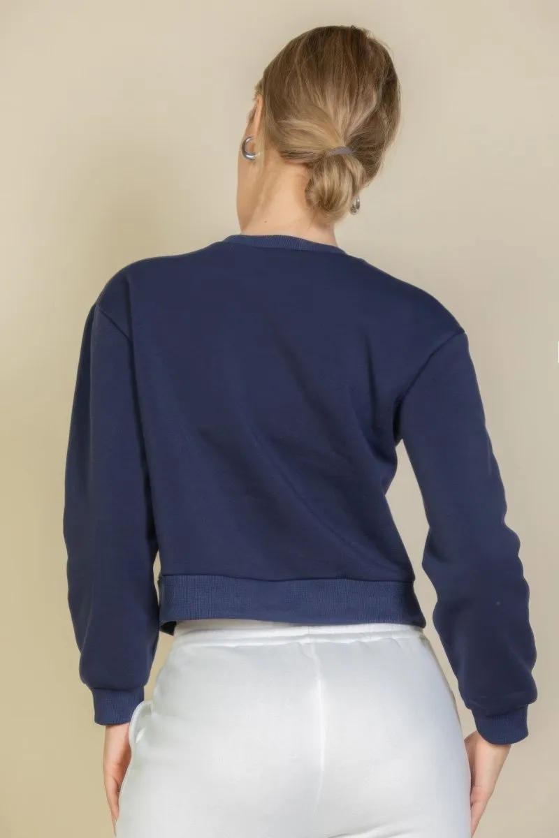 Graphic Drop Shoulder Sweaters