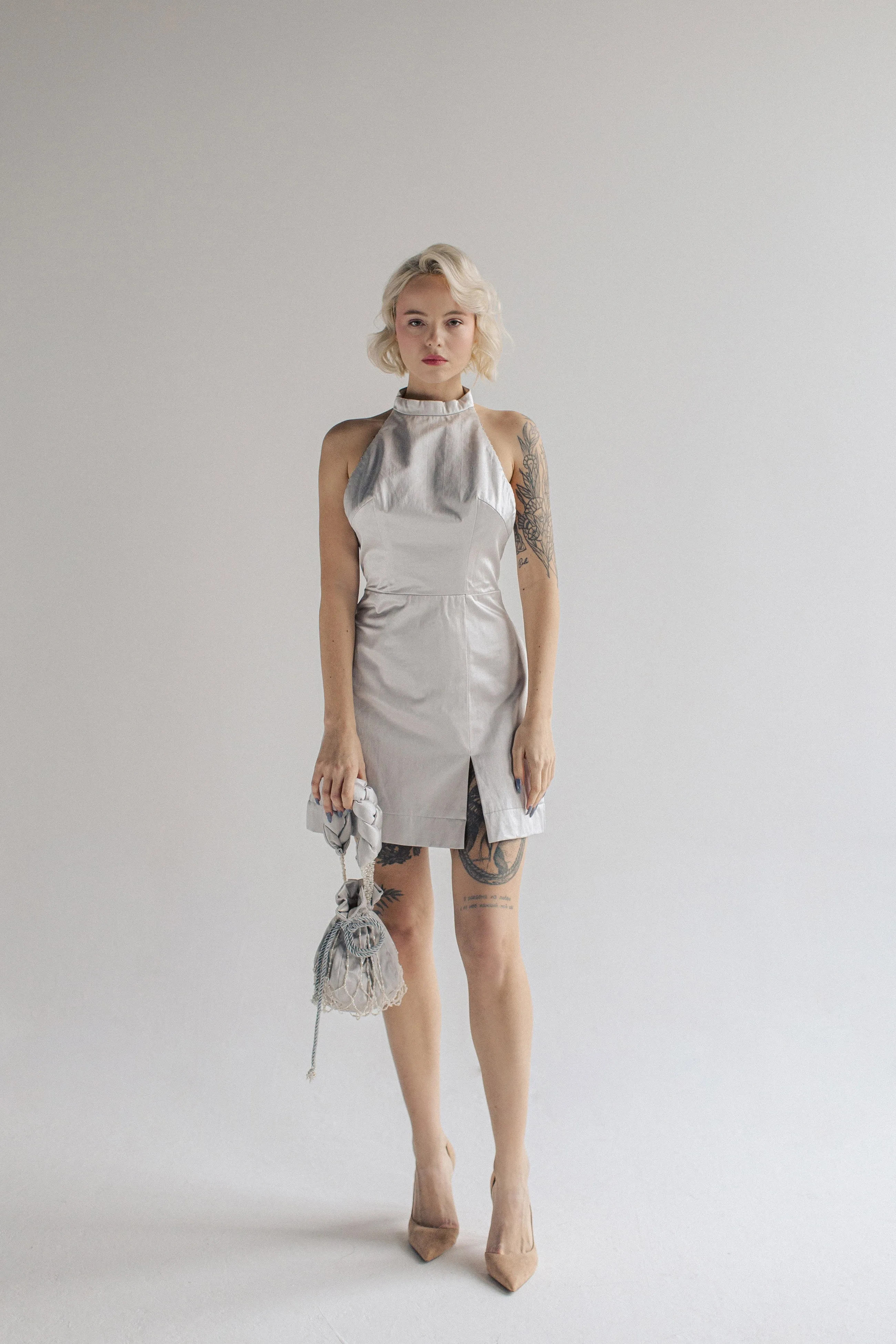 Grey purse