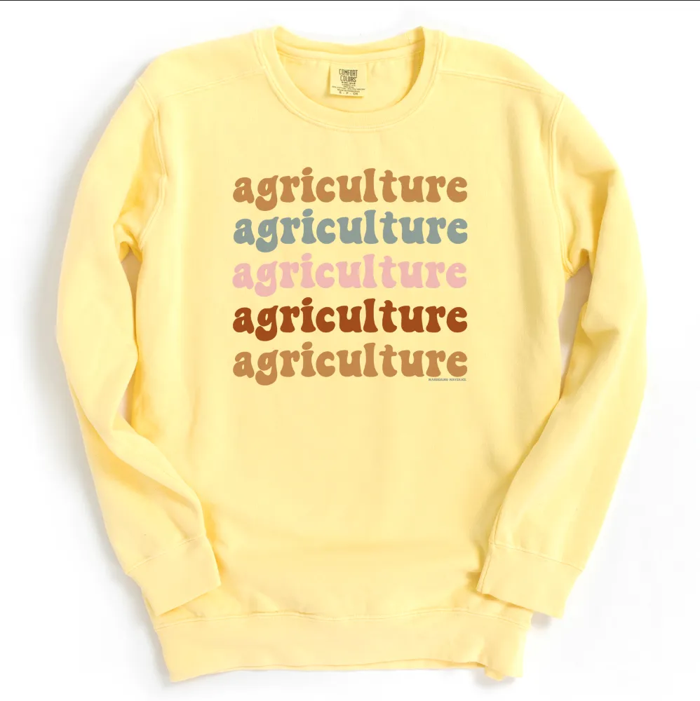 Groovy Agriculture Crewneck (S-3XL) - Multiple Colors!