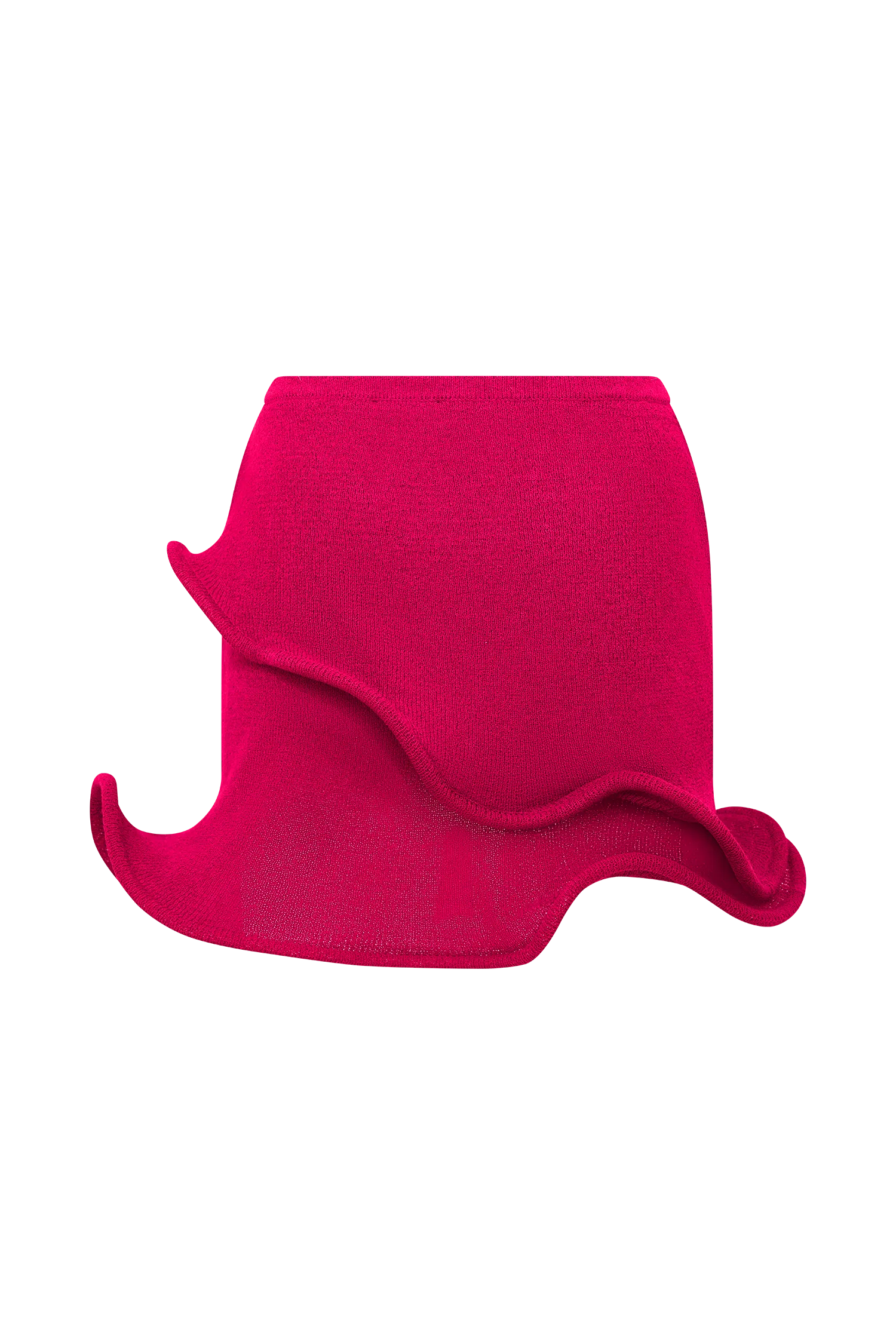 Haisley Knit Mini Skirt - Raspberry