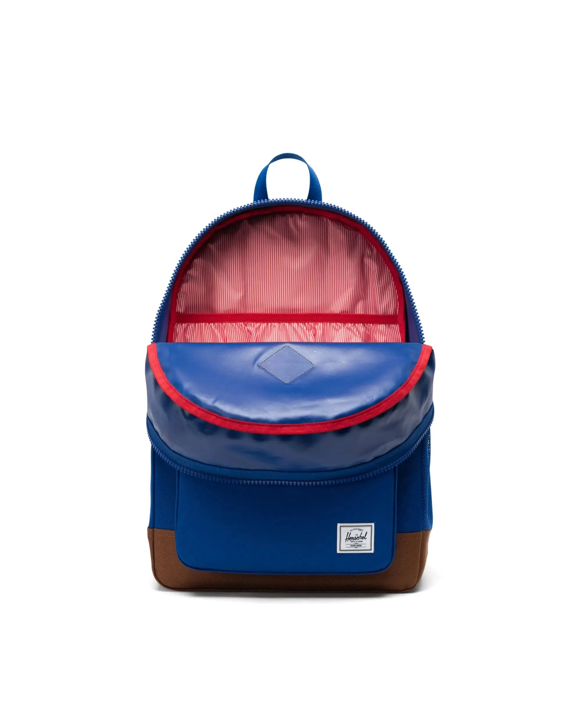 Herschel Heritage Youth Backpack - Surf The Web/Saddle Brown