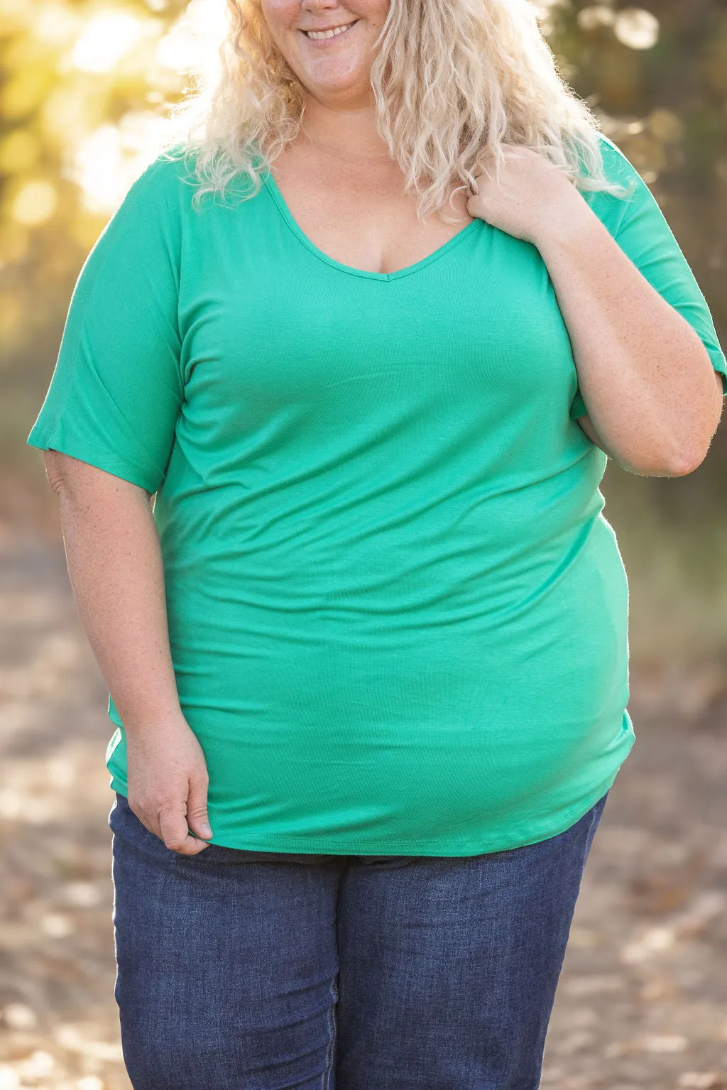 IN STOCK Chloe Cozy Tee - Green