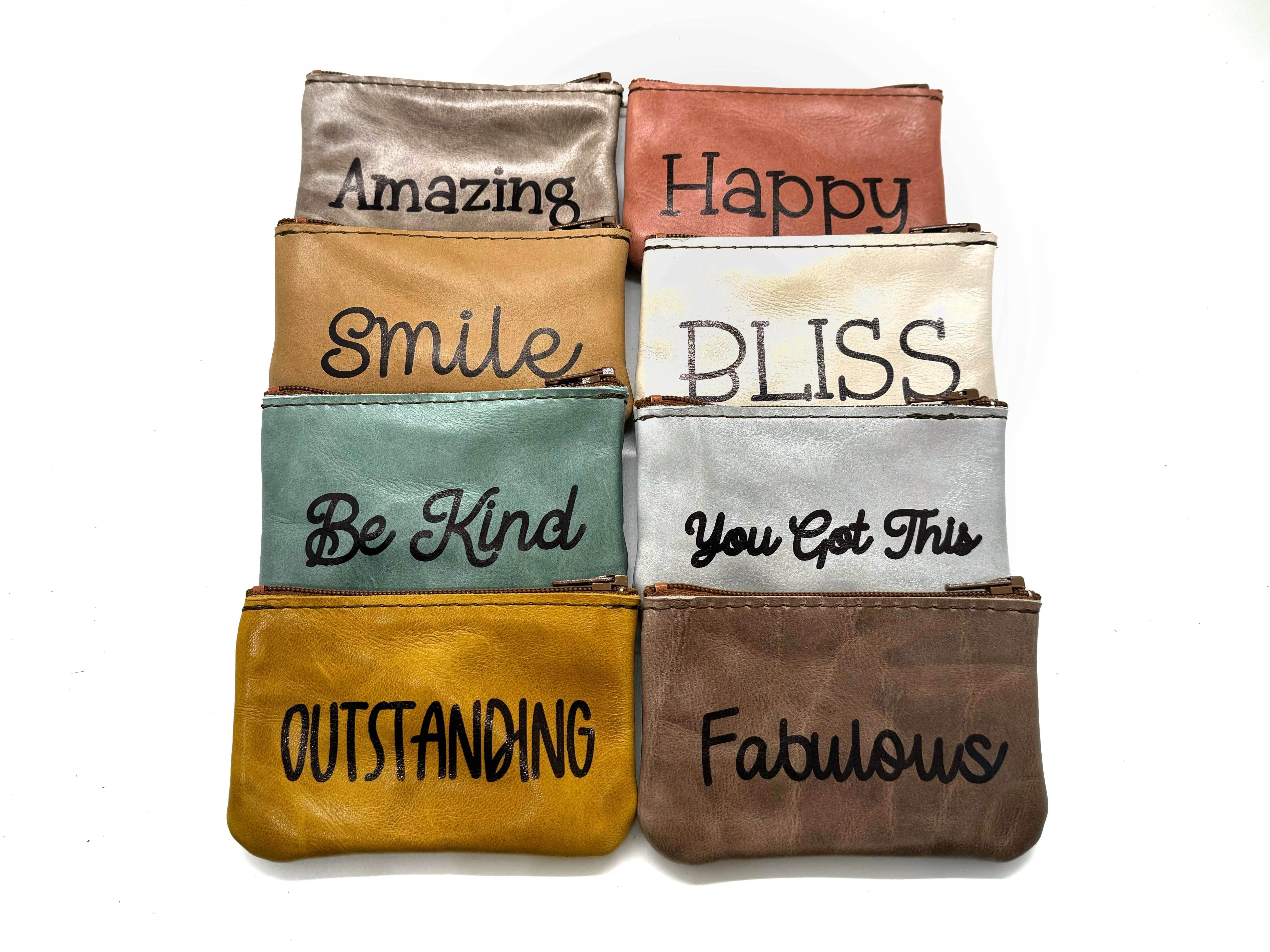 Inspirational Word Pouches