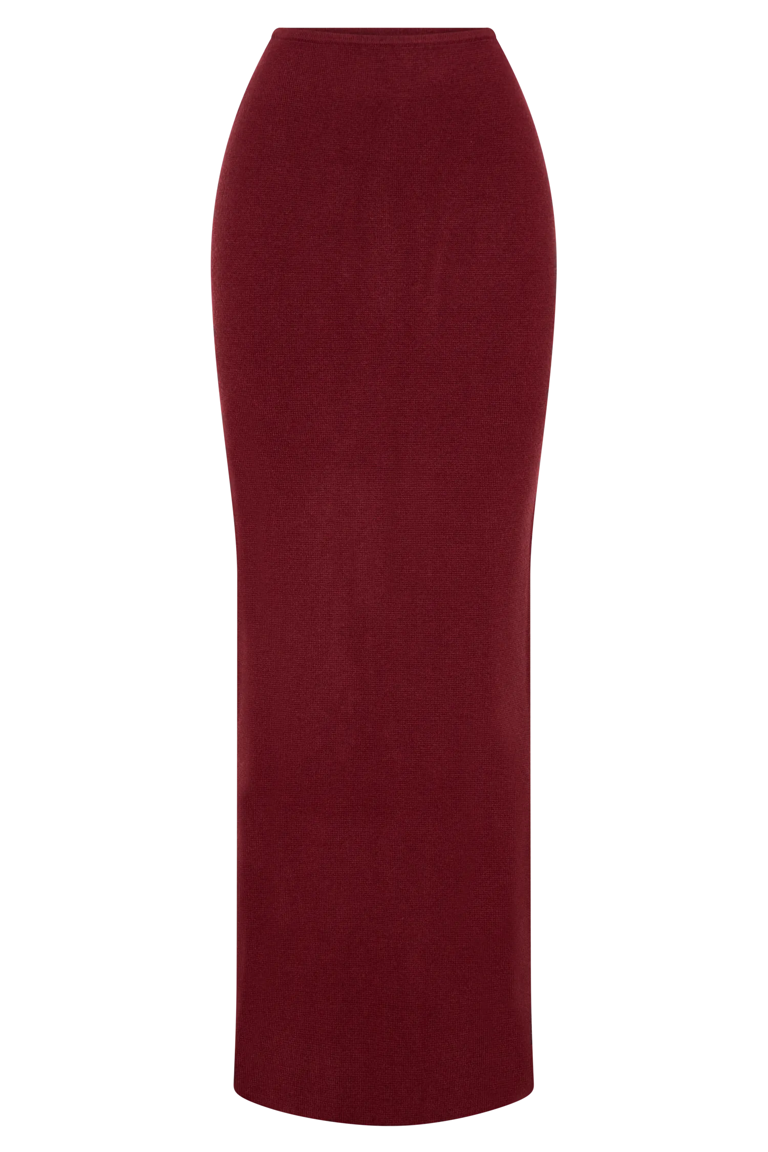 Kyle Knit Maxi Skirt - Cherry Red