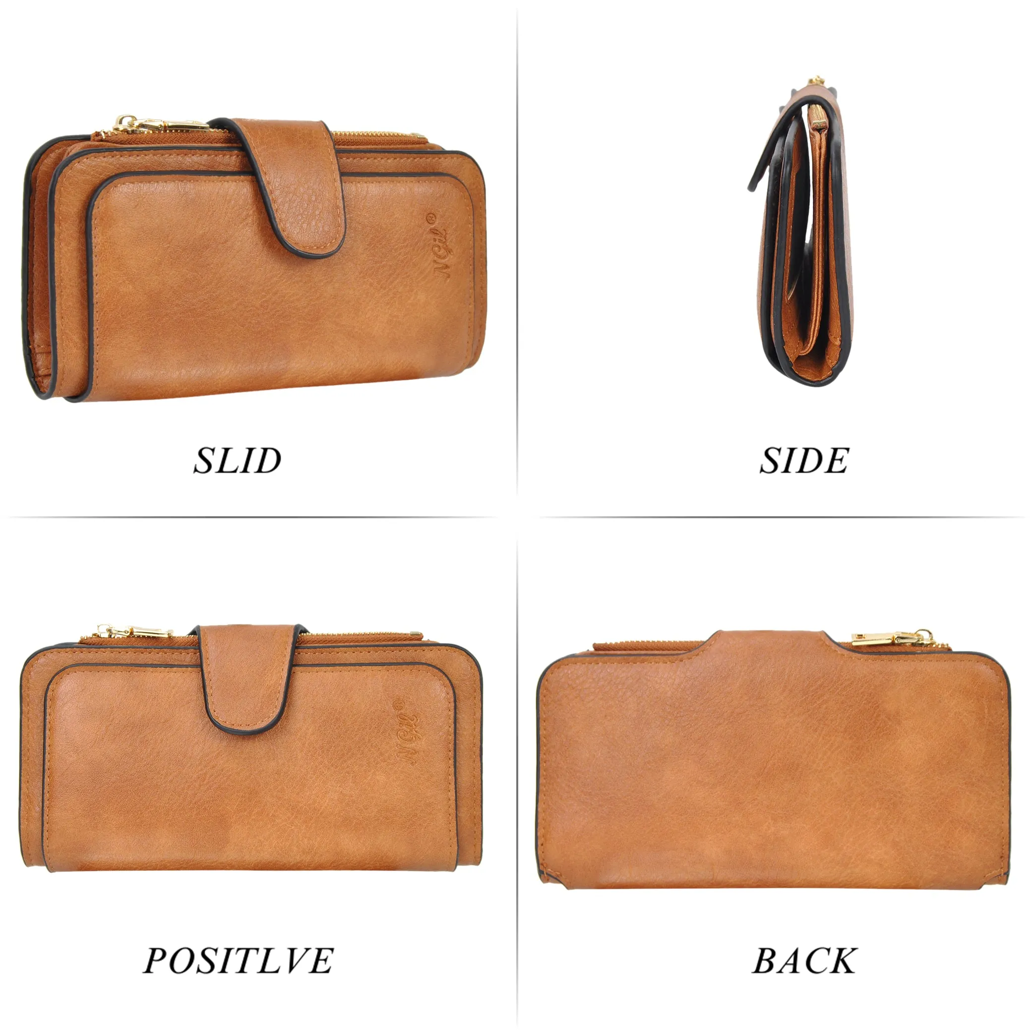 Light Brown NGIL Trifold Wallet