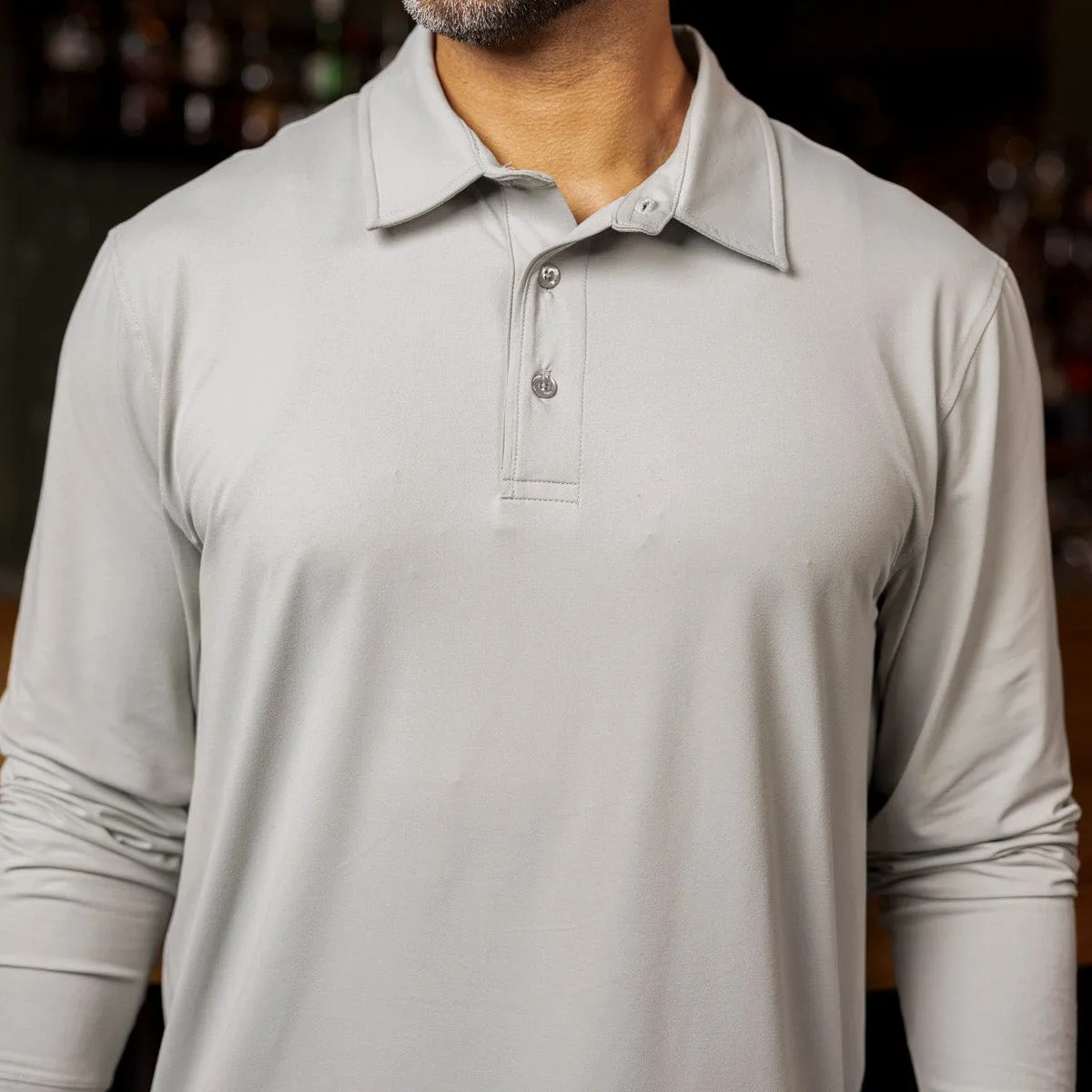 Limestone – Commuter Long Sleeve Polo