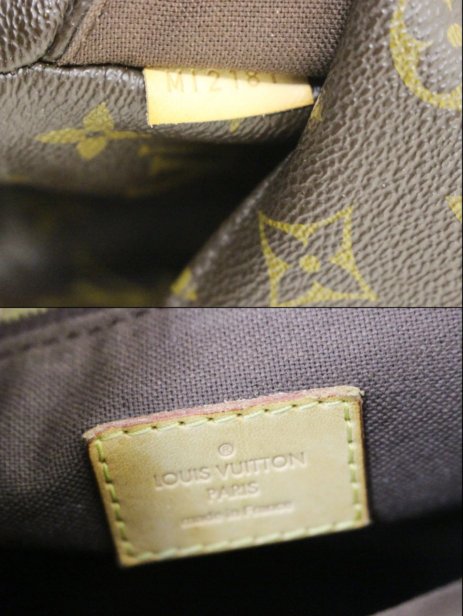 LOUIS VUITTON Menilmontant MM Monogram Canvas Crossbody Bag